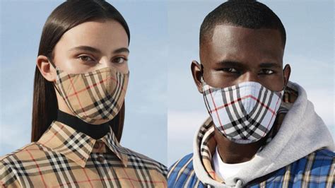 mascherina lavabile burberry|Burberry entra nel business delle mascherine lavabili.